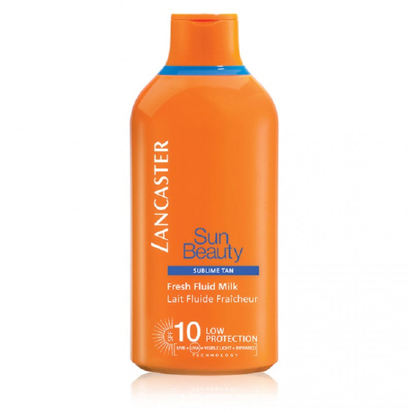 LANCASTER SUN BEAUTY BODY FRESH MILK SPF 10 400ML TESTER