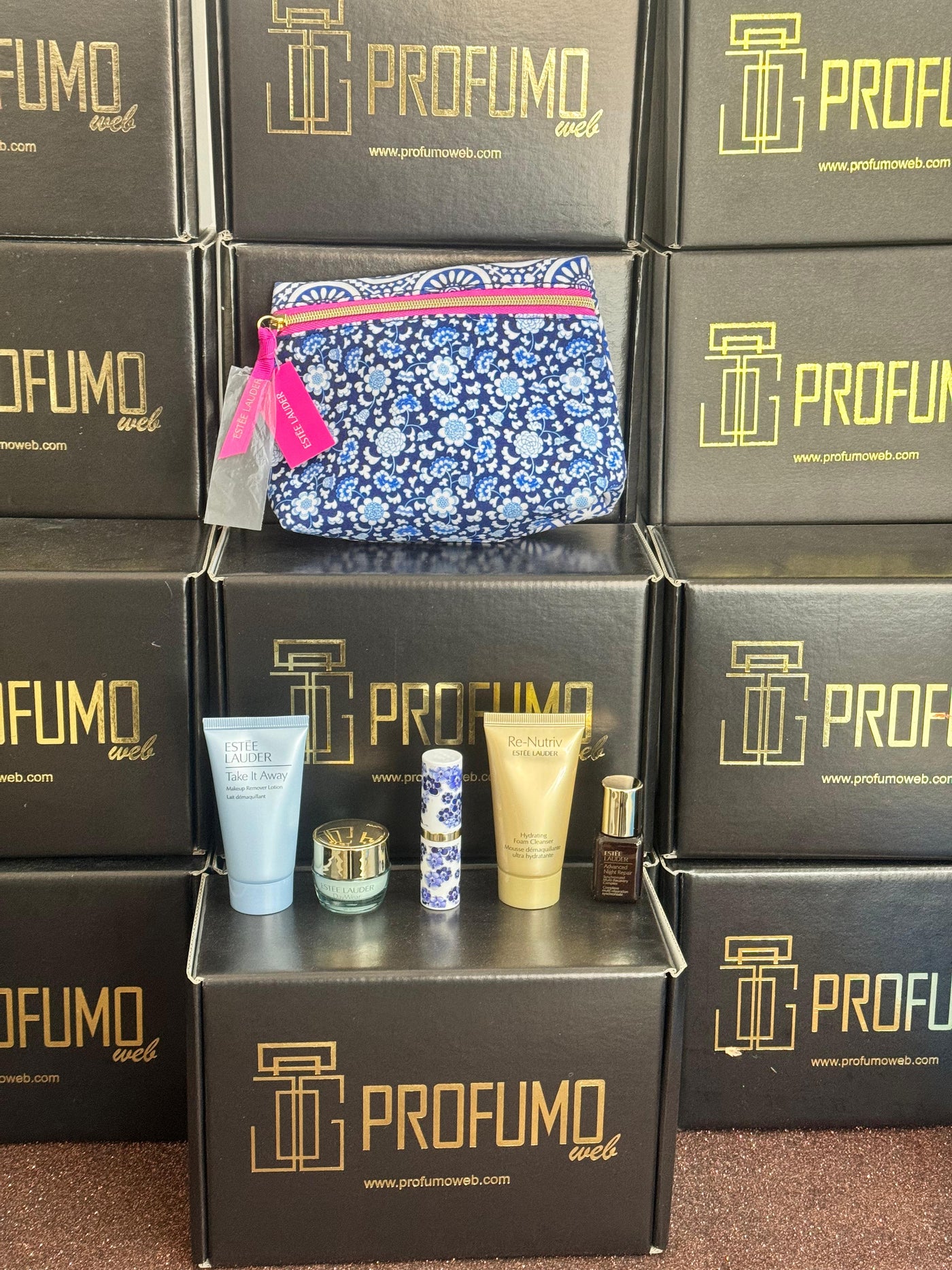 KIT ESTEE LAUDER 5PZ CON POCHETTE TESTER