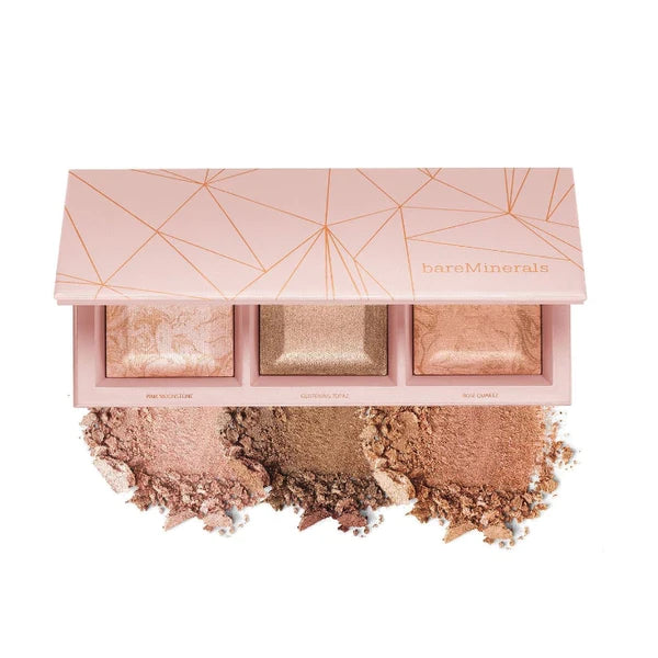 BareMinerals Crystalline Glow Bronzer & Highlighter Palette Tester