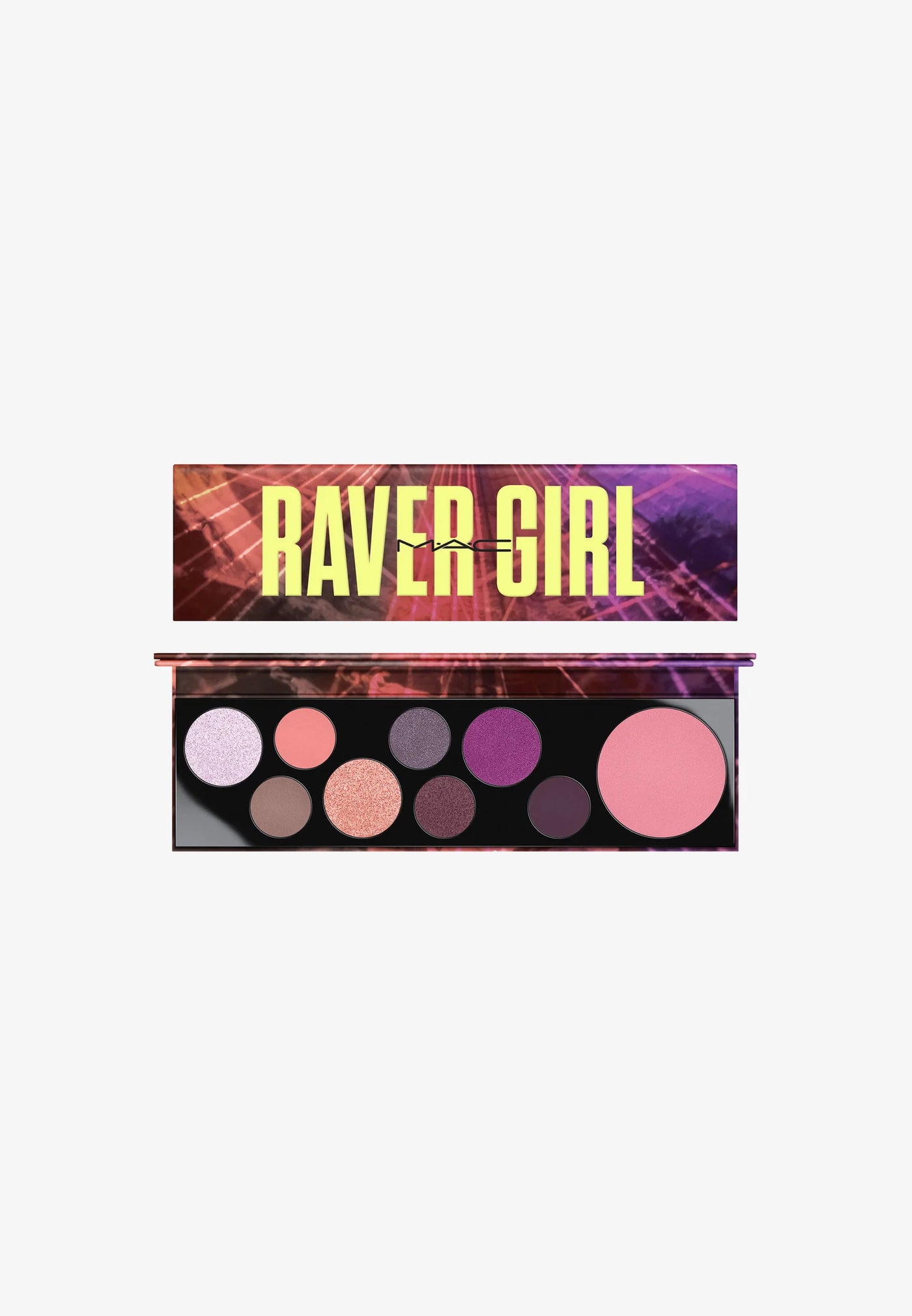 MAC RAVER GIRLS EYESHADOW PALETTE TESTER