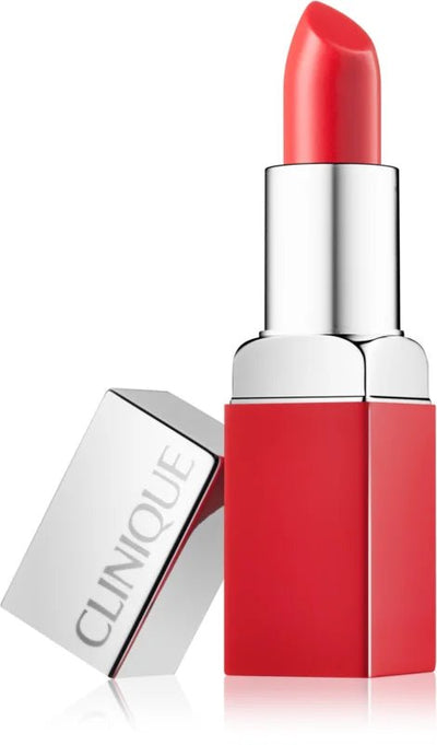 Rossetto Clinique Pop Lip Color + Primer + Rouge Intense + Base - Profumo Web