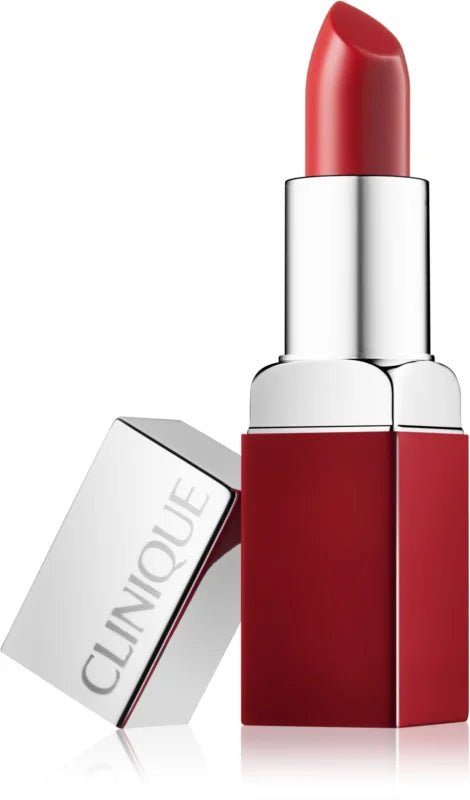 Rossetto Clinique Pop Lip Color + Primer + Rouge Intense + Base - Profumo Web