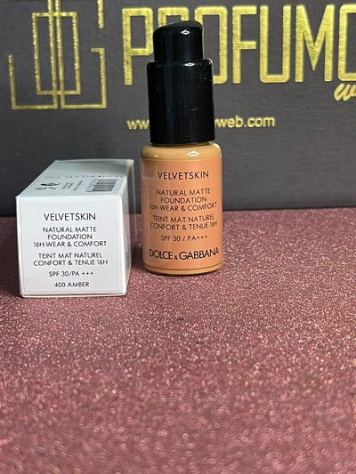 Dolce E Gabbana New Velvet Skin Foundation 15 ML TESTER - Profumo Web