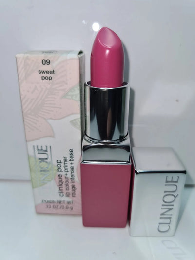 Rossetto Clinique Pop Lip Color + Primer + Rouge Intense + Base - Profumo Web
