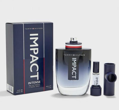 Profumo TOMMY HILFIGER Impact Intense Eau de Parfum 100ml + Travel Spray 4ml - Profumo Web