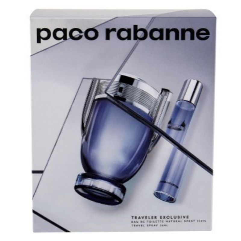 Confezione Regalo Uomo Paco Rabanne Invictus Eau De Toilette Set Travel - Profumo Web