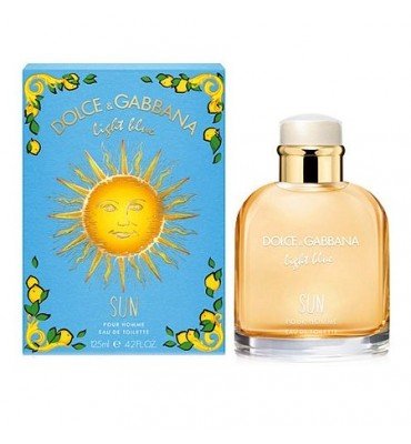 Profumo Uomo Dolce & Gabbana Light Blue Pour Homme Sun Eau De Toilette 125ml - Profumo Web