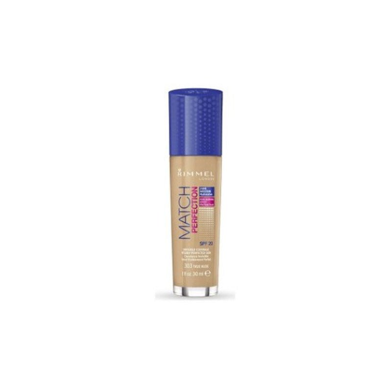 Fondotinta Rimmel Match Perfection 24H Spf20 303 True Nude 30ml - Profumo Web