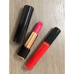 Kit Labbra Lancome Summer Lip Velvet Matte 144 Tester+Rossetto L'Absolu Rouge Sheer 317 tester - Profumo Web
