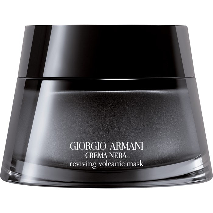 maschera nera viso armani 